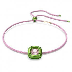 dulcis-necklace--cushion-cut-crystals--green-swarovski-5601585