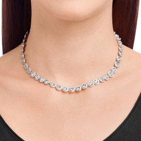 angelic-necklace--round-cut--white--rhodium-plated-swarovski-5117703