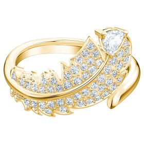 nice-motif-ring--white--gold-tone-plated-swarovski-5515757