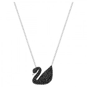 swarovski-iconic-swan-pendant--swan--black--rhodium-plated-swarovski-5347329