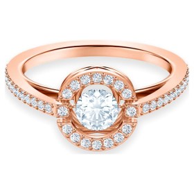 swarovski-sparkling-dance-ring--round--white--rose-gold-tone-plated-swarovski-5482705