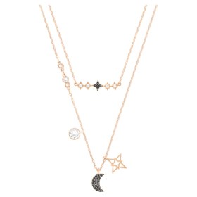 swarovski-symbolic-layered-necklace--set-(2)--moon-and-star--black--rose-gold-tone-plated-swarovski-5273290